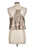 Forever 21 100% Polyester Gold Sleeveless Top Size L - photo 2