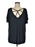 Papermoon Black Short Sleeve Top Size M - photo 1