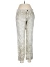 Current/Elliott 100% Cotton Metallic Silver Gray Casual Pants Size 28 waist - photo 1