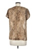 MICHAEL Michael Kors Animal Print Brown Short Sleeve Blouse Size M - photo 2