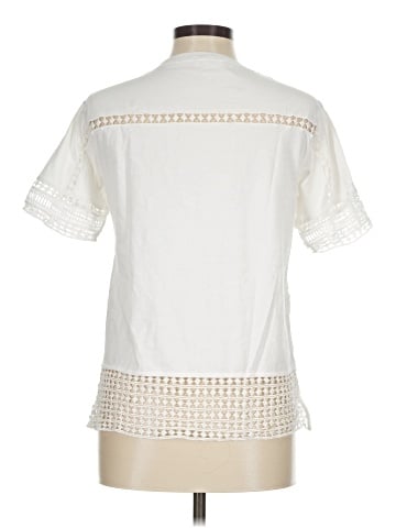 Chloé White Wardrobe Short Sleeve Blouse (view 2)