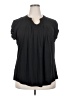 Blooming Jelly Black Short Sleeve Blouse Size XXL - photo 1