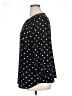 Talbots 100% Polyester Polka Dots Black 3/4 Sleeve Blouse Size XL - photo 5