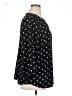 Talbots 100% Polyester Polka Dots Black 3/4 Sleeve Blouse Size XL - photo 4