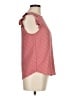 Monteau Pink Short Sleeve Blouse Size M - photo 4