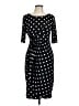 Connected Apparel Polka Dots Black Cocktail Dress Size 10 - photo 1