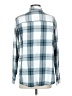 Jachs Girlfriend Plaid Teal Long Sleeve Button-Down Shirt Size S - photo 2
