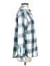Jachs Girlfriend Plaid Teal Long Sleeve Button-Down Shirt Size S - photo 4