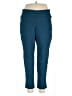 Hybrid & Company Solid Teal Active Pants Size 3X - photo 1