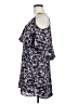 Aqua 100% Polyester Print Blue Casual Dress Size M - photo 5