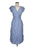 Universal Thread Stripes Blue Casual Dress Size M - photo 1