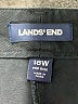 Lands' End Solid Black Athletic Shorts Size 18W - photo 3