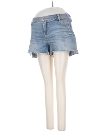 Hatch Denim Shorts (view 1)