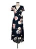 Fortune + Ivy Floral Blue Casual Dress Size M - photo 1