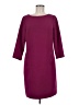 Etcetera Solid Burgundy Casual Dress Size 8 - photo 1