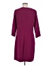 Etcetera Solid Burgundy Casual Dress Size 8 - photo 2