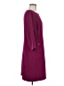 Etcetera Solid Burgundy Casual Dress Size 8 - photo 4