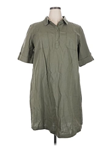 Karen Scott Short Sleeve Button-Down Shirt (view 1)