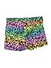 Justice Animal Print Blue Green Athletic Shorts Size 16 - photo 2