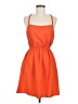 Aqua Solid Orange Casual Dress Size M (estimated) - photo 1