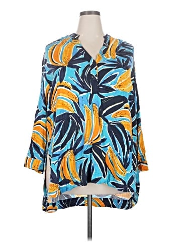 Nic + Zoe 3/4 Sleeve Blouse (view 1)