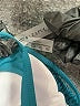 Zaful Solid Teal Swimsuit Top Size S - photo 3