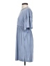 Moa Moa Solid Blue Casual Dress Size XS - photo 5