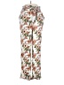 Blue Rain Floral Ivory Casual Pants Size S - photo 1