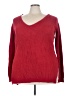 Ambiance Apparel 100% Acrylic Red Pullover Sweater Size 3X - photo 1