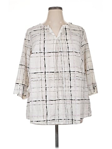 Lane Bryant Outlet 3/4 Sleeve T-Shirt (view 1)