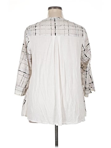 Lane Bryant Outlet 3/4 Sleeve T-Shirt (view 2)