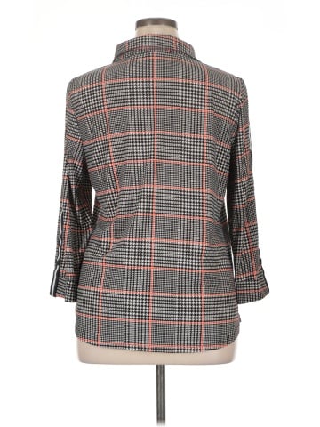 By Design 3/4 Sleeve Button-Down Shirt (view 2)