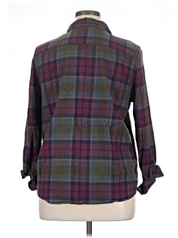 Natural Reflections Long Sleeve Button-Down Shirt (view 2)