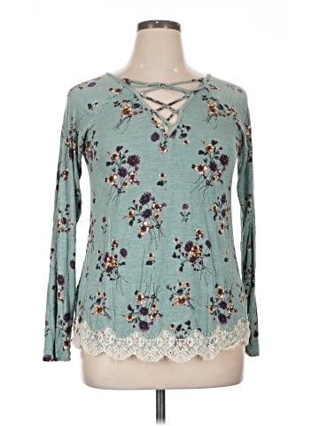 Rewind Long Sleeve Blouse (view 1)