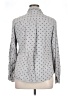 Maurices Polka Dots Gray Long Sleeve Button-Down Shirt Size XL - photo 2