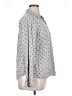 Maurices Polka Dots Gray Long Sleeve Button-Down Shirt Size XL - photo 4