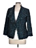 Anne Klein Tweed Teal Blazer Size L (estimated) - photo 1