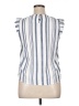 Monteau Blue Sleeveless Blouse Size XL - photo 2