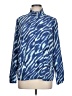 Zenergy by Chico's Print Blue Track Jacket Size Lg (2) - photo 1