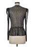 Sabina Musayev 100% Polyester Silver Long Sleeve Top Size M - photo 2