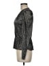 Sabina Musayev 100% Polyester Silver Long Sleeve Top Size M - photo 5