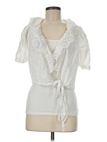 Forever That Girl for Anthropologie Short Sleeve Blouse (view 1)