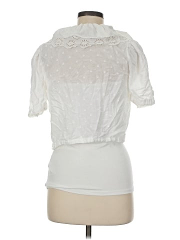 Forever That Girl for Anthropologie Short Sleeve Blouse (view 2)