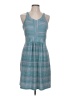 Tehama Stripes Teal Casual Dress Size L - photo 1