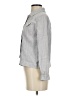 Pure Amici 100% Linen Gray Long Sleeve Button-Down Shirt Size XS - photo 5