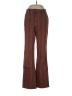 Simon Chang Stripes Brown Casual Pants Size 8 - photo 1