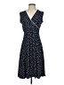 Leota Polka Dots Blue Casual Dress Size S (petite) - photo 1