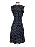 Leota Polka Dots Blue Casual Dress Size S (petite) - photo 2