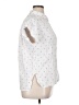 Old Navy Polka Dots White Short Sleeve Blouse Size XL - photo 4