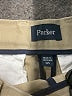 Parker Solid Tan Khaki Shorts Size 12 - photo 3